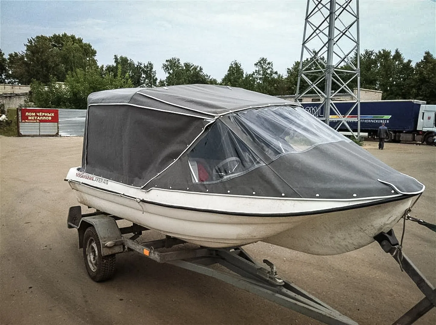 (2013) Nissamaran Laker 410 Ходовой и транспортировчные тенты