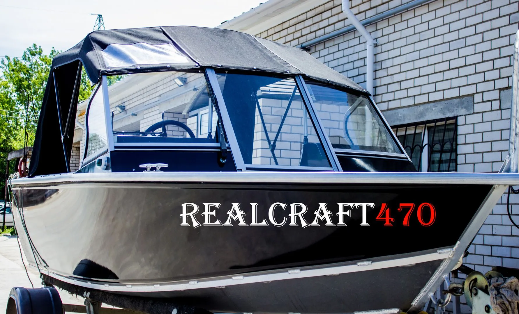 (2018) RealCraft 470 Ходовой тент и дуги
