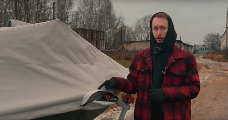 (2025) Лодка "Крым" с ветровым стеклом модели "Премиум"!