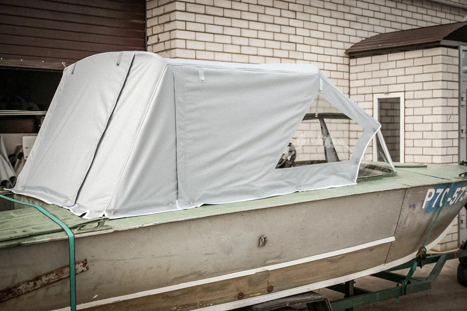 (2017) Прогресс 2 Заводское ветровое стекло и Ходовой тент