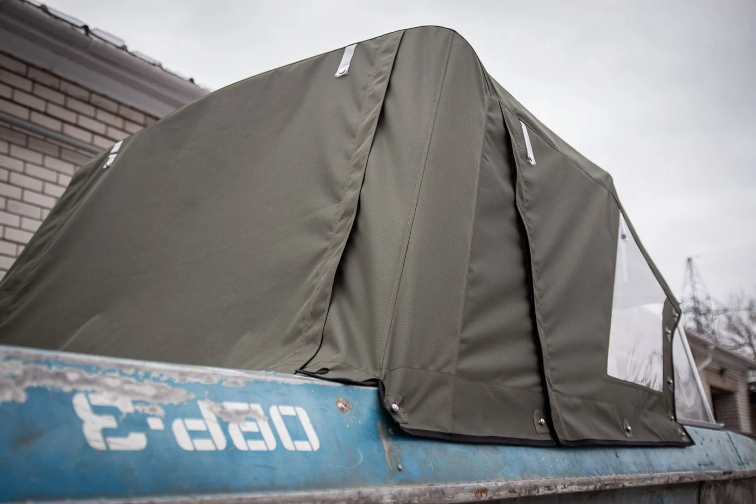 (2019) Обь 3 Ветровое стекло Комфорт с боковиной Классик и тент Ходовой