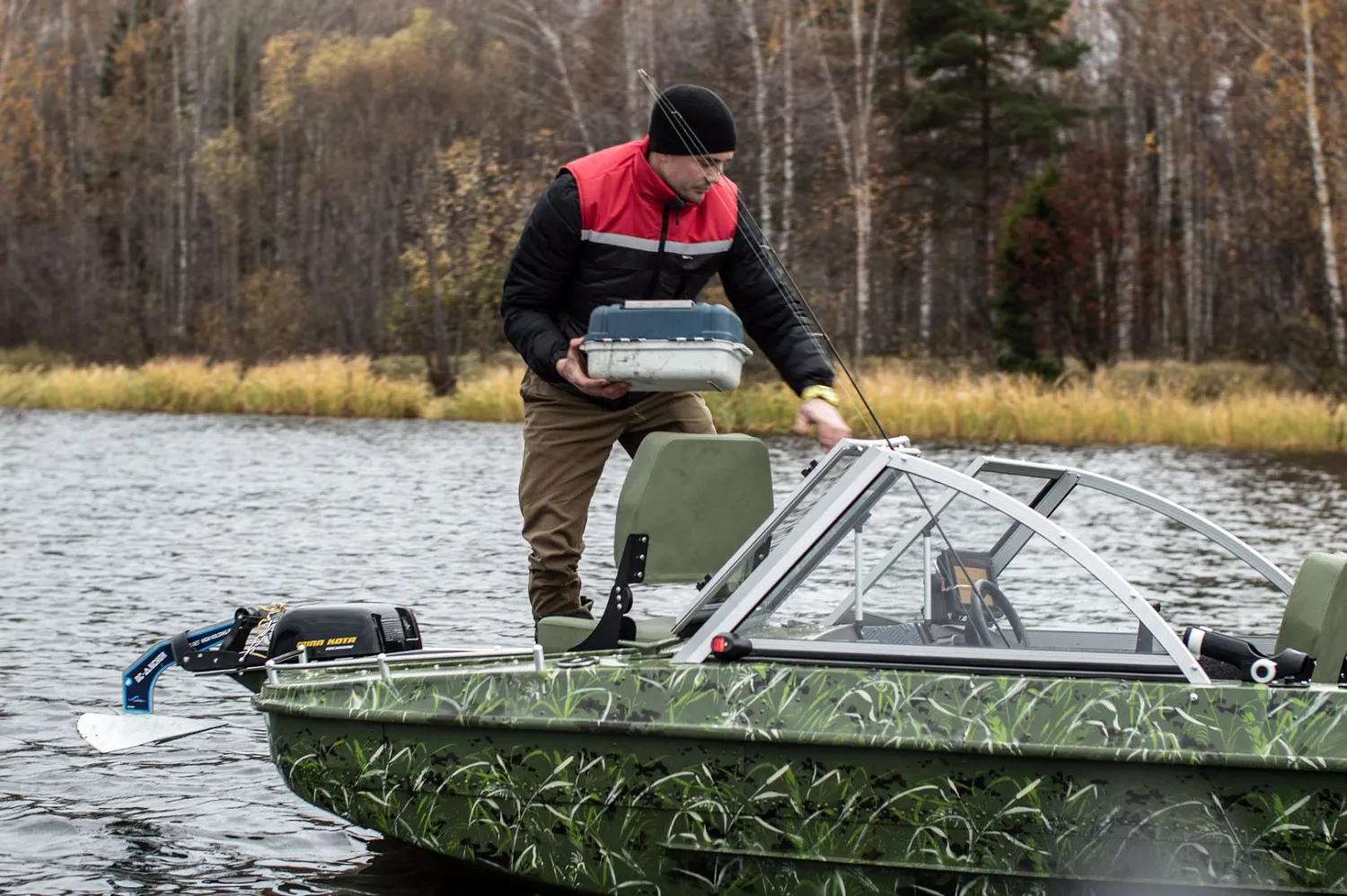 (2019) ОБЬ 3М Ветровое стекло Премиум с боковиной Классик, Платформа фиш