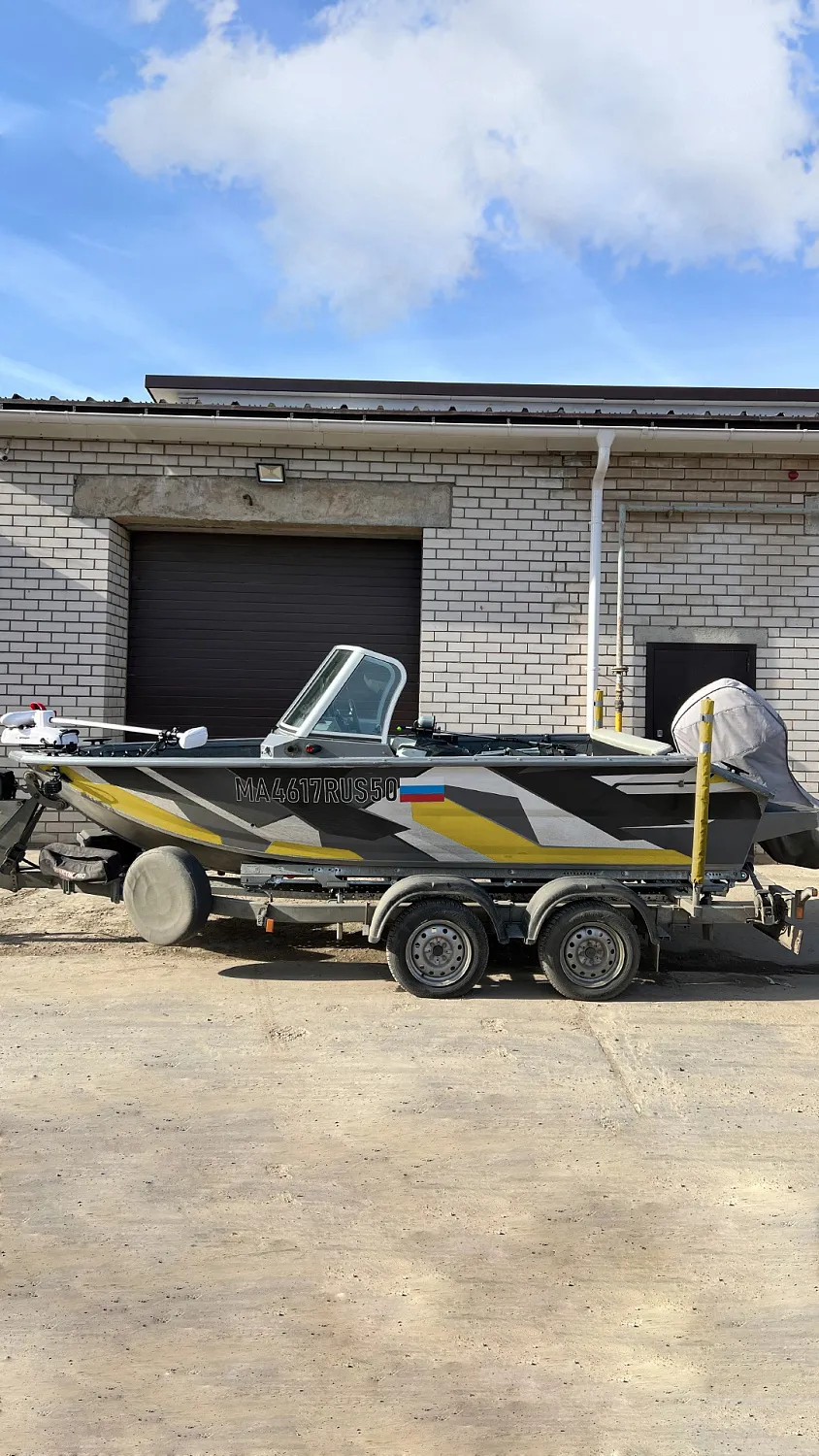 (2025) Волжанка 46 с ветровым стеклом модели Auto и высотой XL!