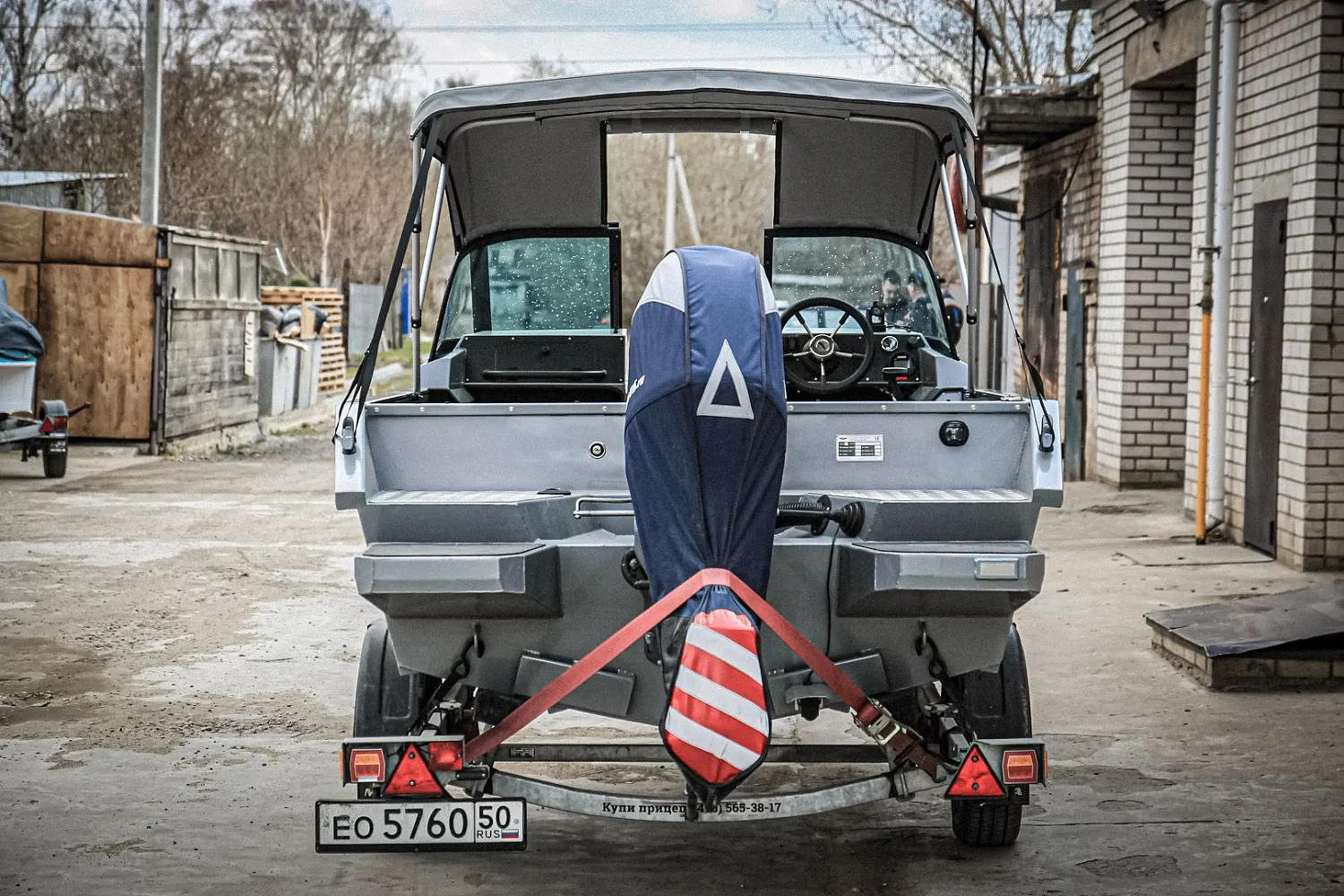 (2021) Волжанка 46 Фиш 2020 г.в Ходовой тент