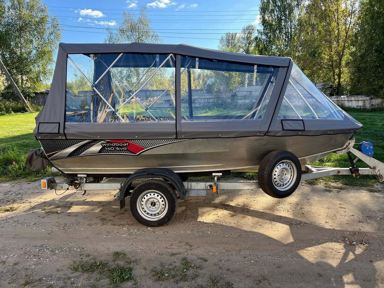 (2025) Windboat 4.0 EVO Ходовой тент "трамвайного" типа!