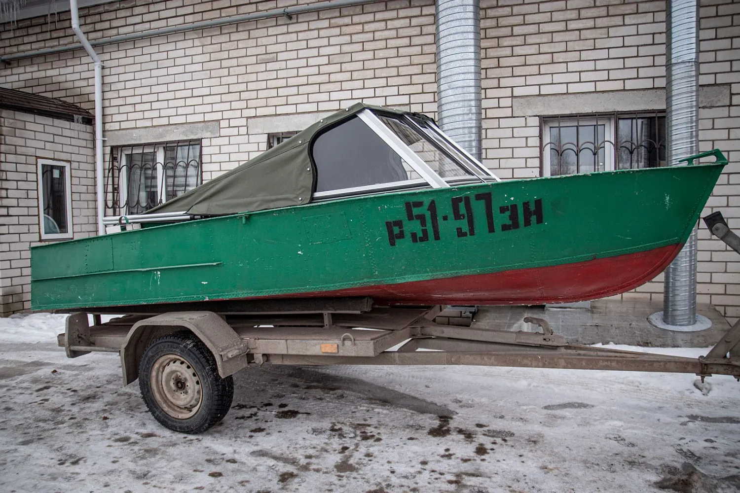 (2019) МКМ Ветровое стекло Премиум с боковиной Фиш, тент Ходовой, Стояночный и Транспортировочный