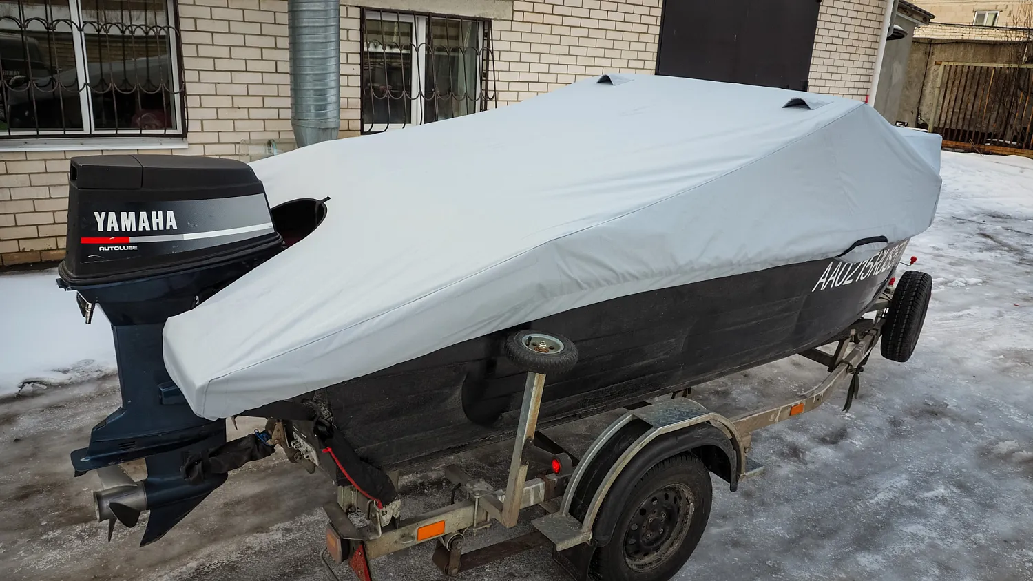(2024) Неман 450 DC ветровое стекло AUTO, ходовой и транспортировочный тенты