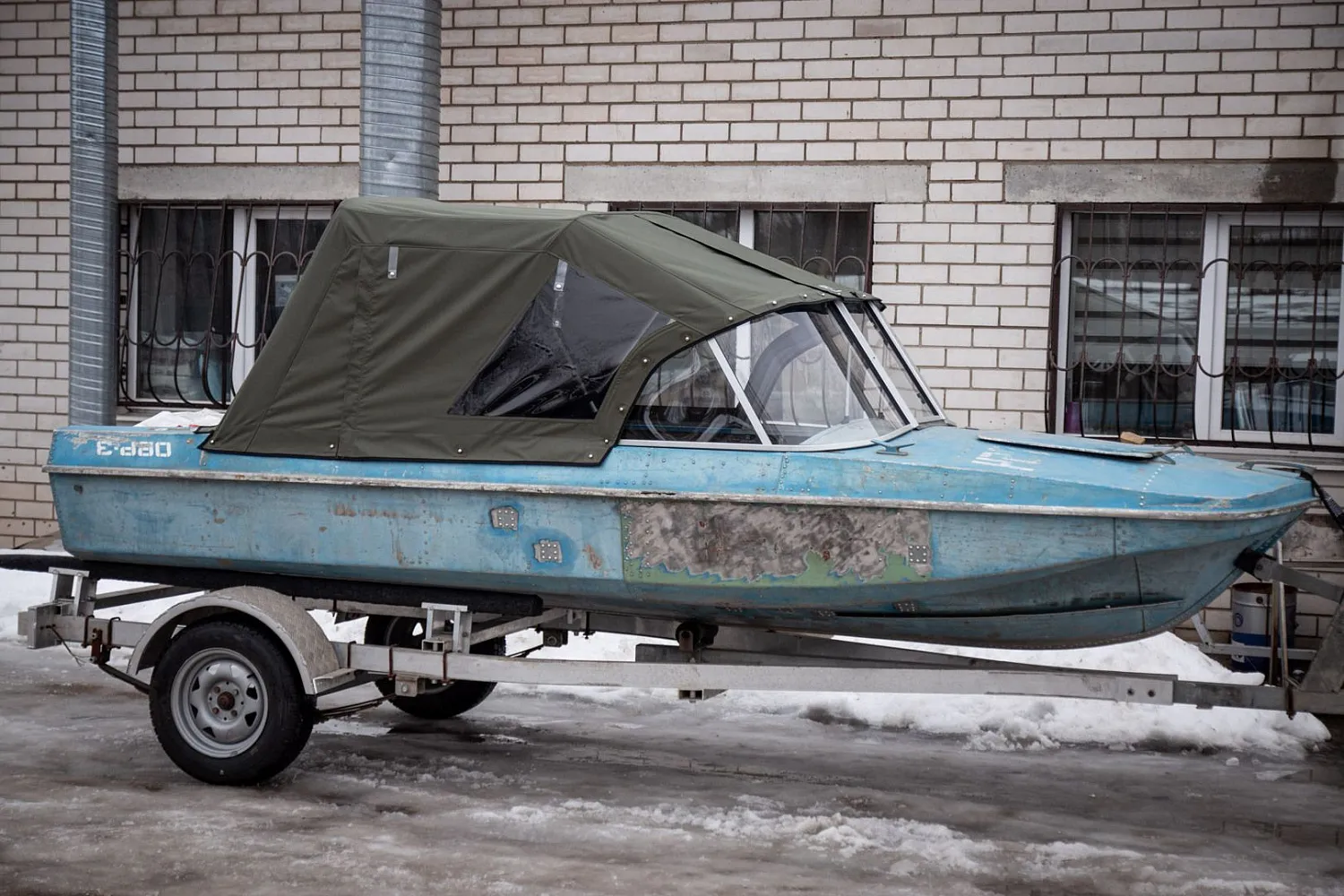 (2019) Обь 3 Ветровое стекло Комфорт с боковиной Классик и тент Ходовой