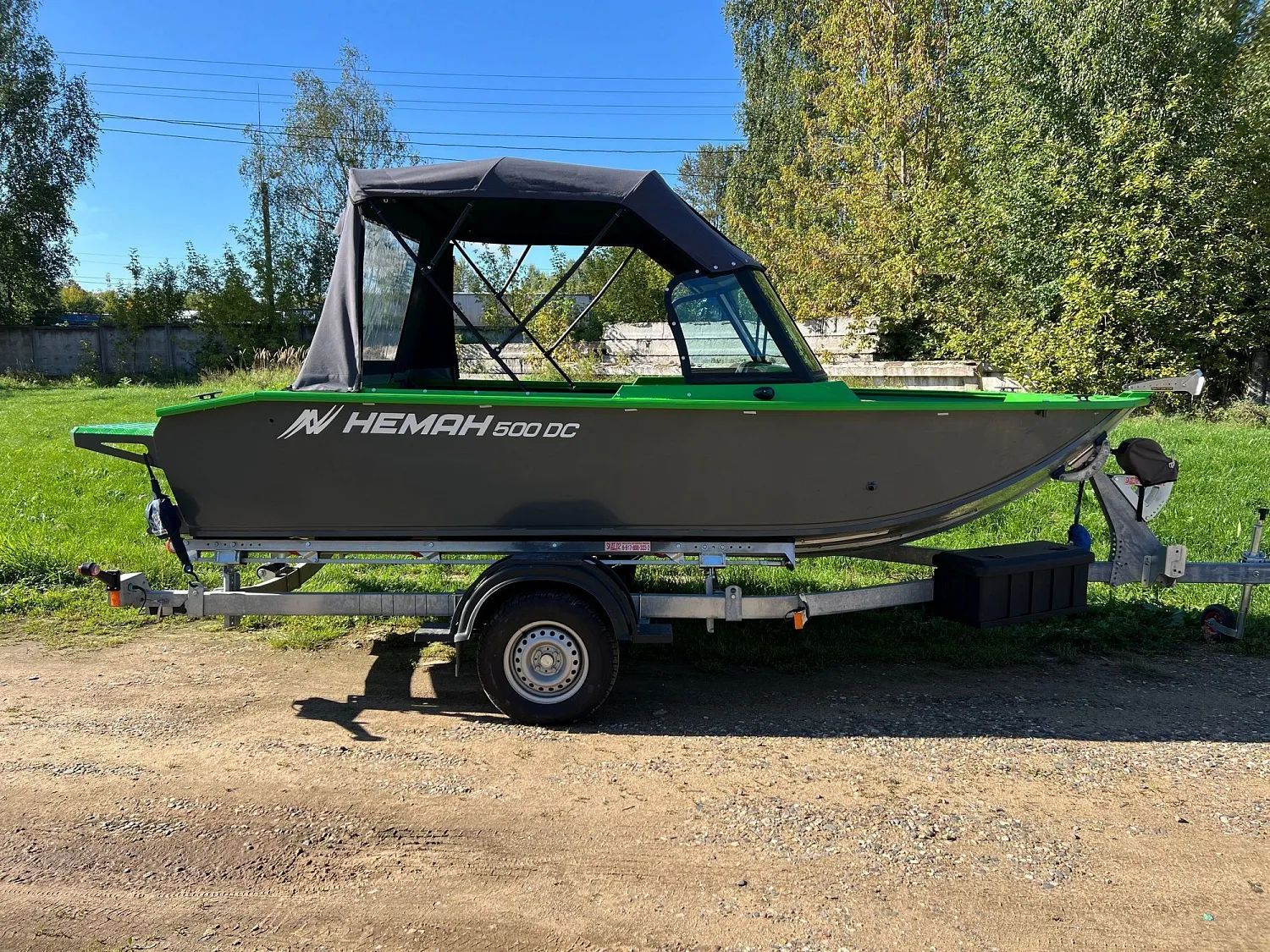 (2025) Неман 500 DC Auto, ходовой и транспортировочный тент