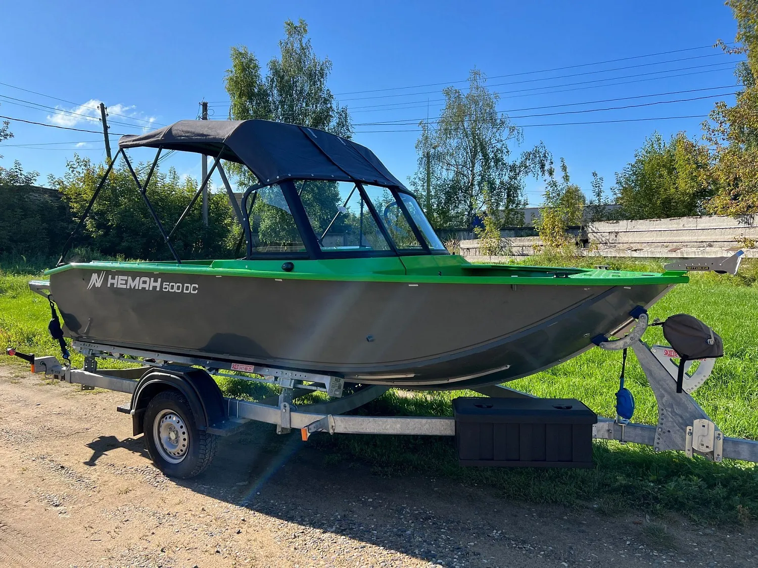 (2025) Неман 500 DC Auto, ходовой и транспортировочный тент
