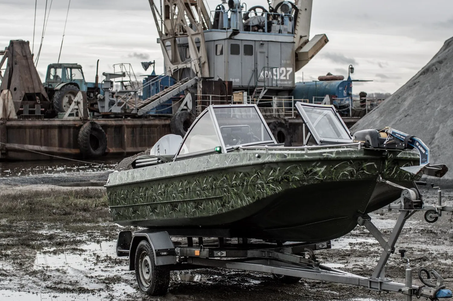 (2019) ОБЬ 3М Ветровое стекло Премиум с боковиной Классик, Платформа фиш