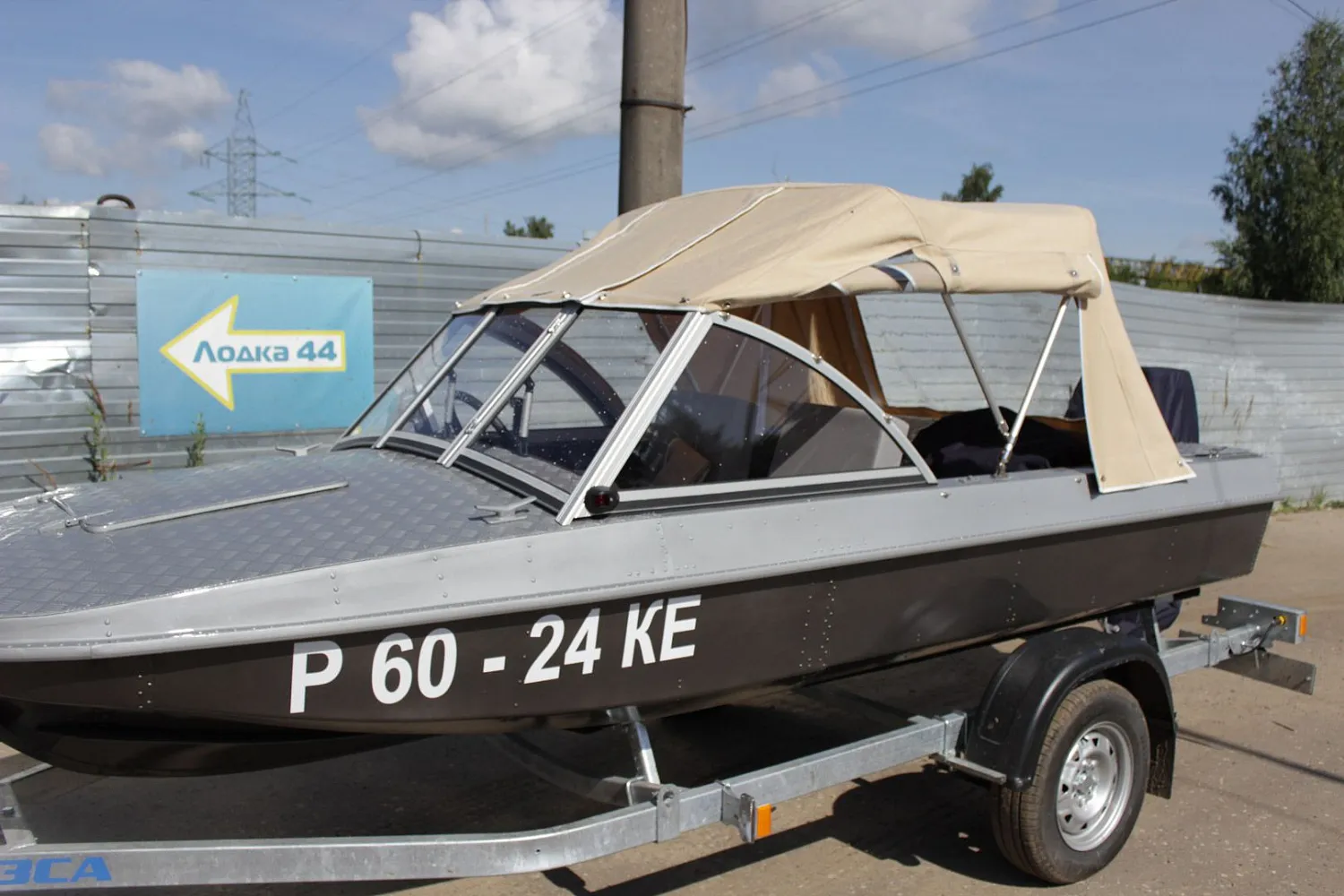 (2015) Обь 3 Ветровое стекло Премиум с боковиной Классик, тент Ходовой и Транспортировочный