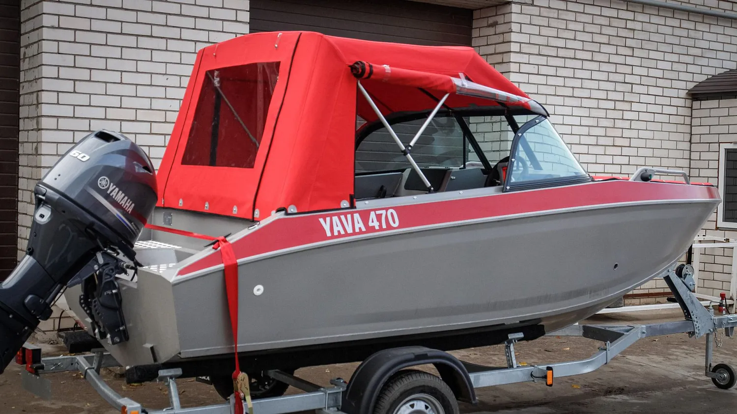 (2017) Yava 470 Ходовой и носовой тенты