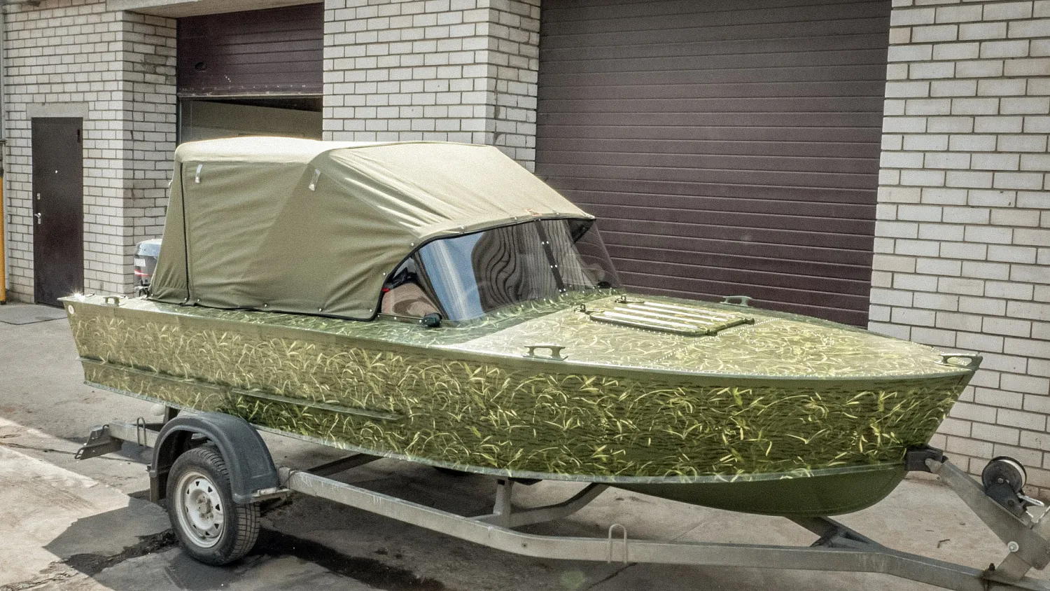 (2021) Прогресс 2 Заводская рамка, Ходовой тент