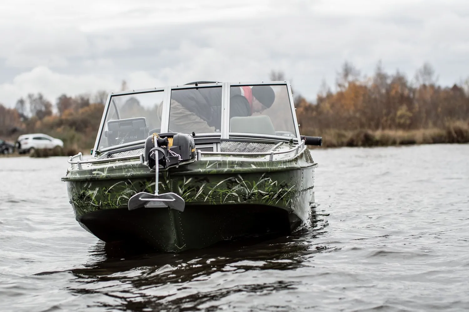 (2019) ОБЬ 3М Ветровое стекло Премиум с боковиной Классик, Платформа фиш