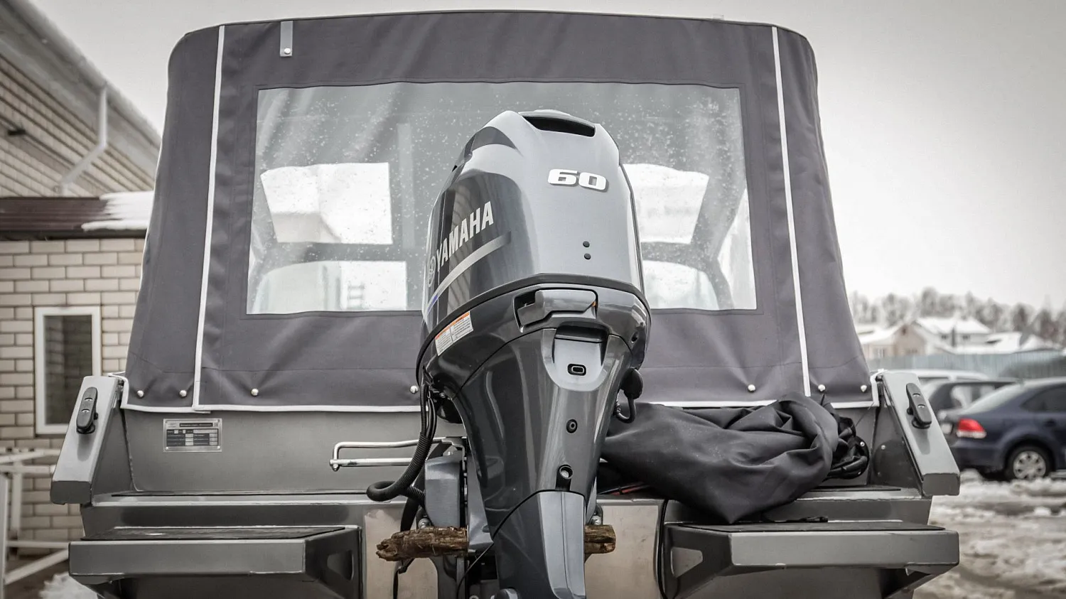 (2017) Волжанка 46 Фиш тент ходовой и носовой