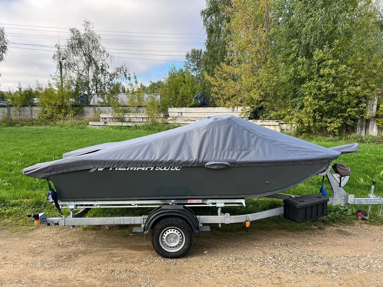 (2025) Неман 500 DC Auto, ходовой и транспортировочный тент