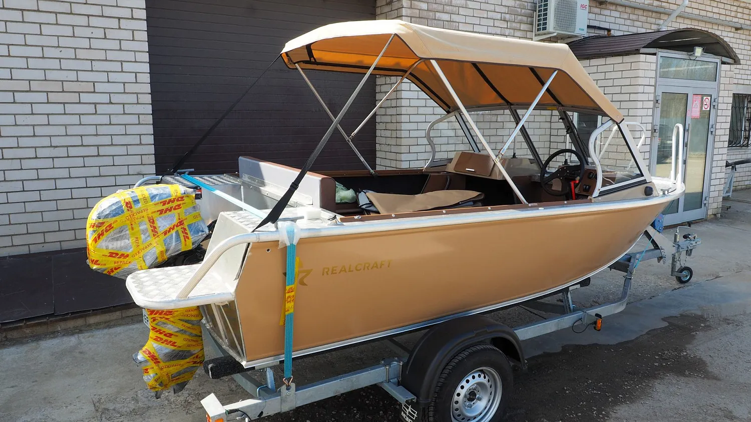 (2023) Realcraft 440 2023 г.в Тент ходовой