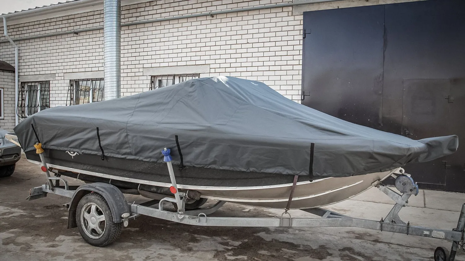 (2017) Волжанка 46 Фиш ходовой, носовой и транспортировочные тенты