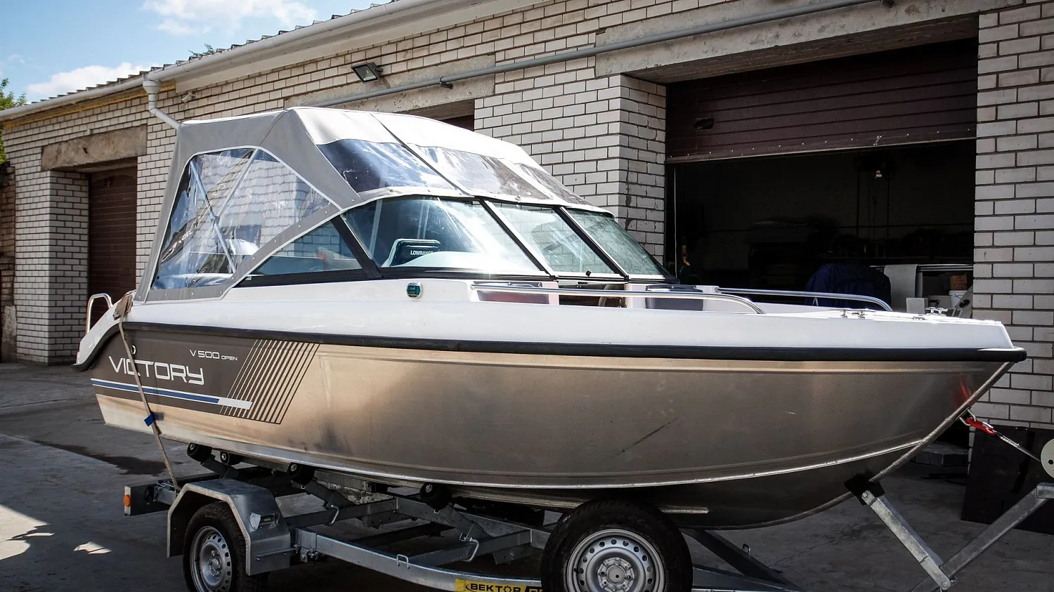 (2017) Victory V500 open Тент ходовой и транспортировочный