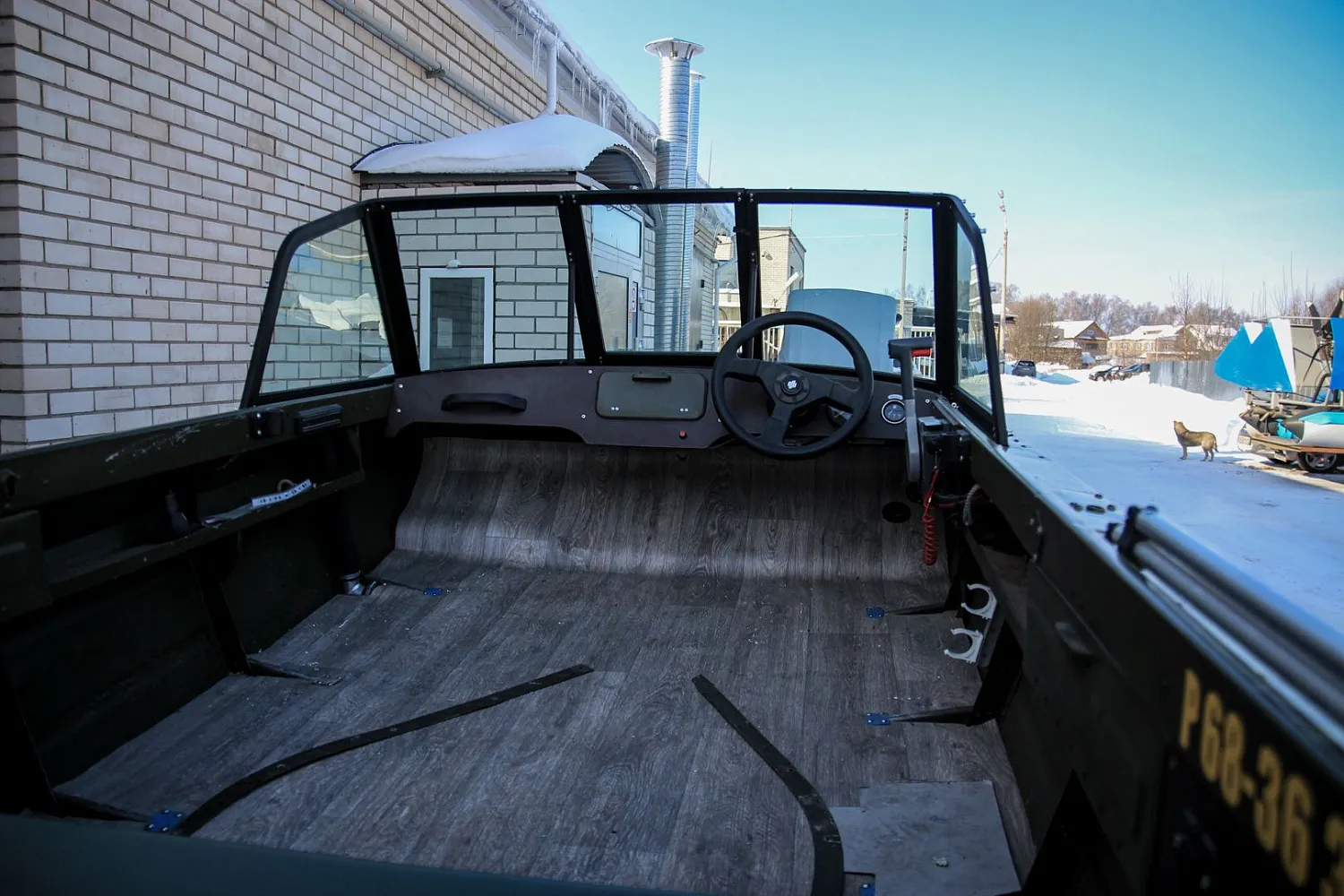 (2021) Казанка 5М4 Ветровое стекло Auto с боковиной Классик и Ходовой тент