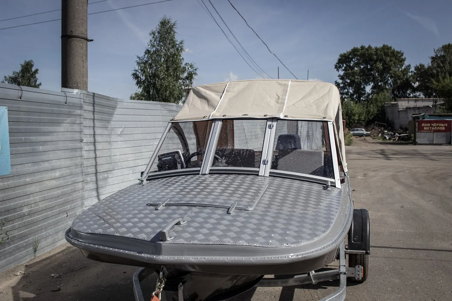 (2015) Обь 3 Ветровое стекло Премиум с боковиной Классик, тент Ходовой и Транспортировочный