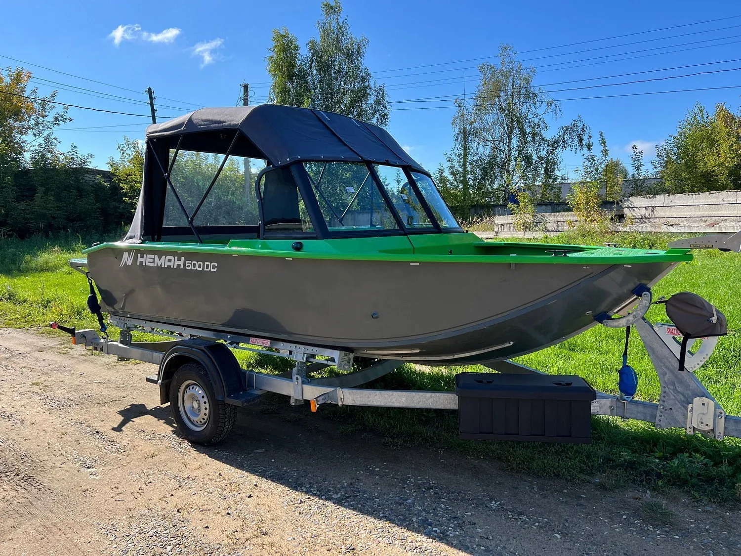 (2025) Неман 500 DC Auto, ходовой и транспортировочный тент