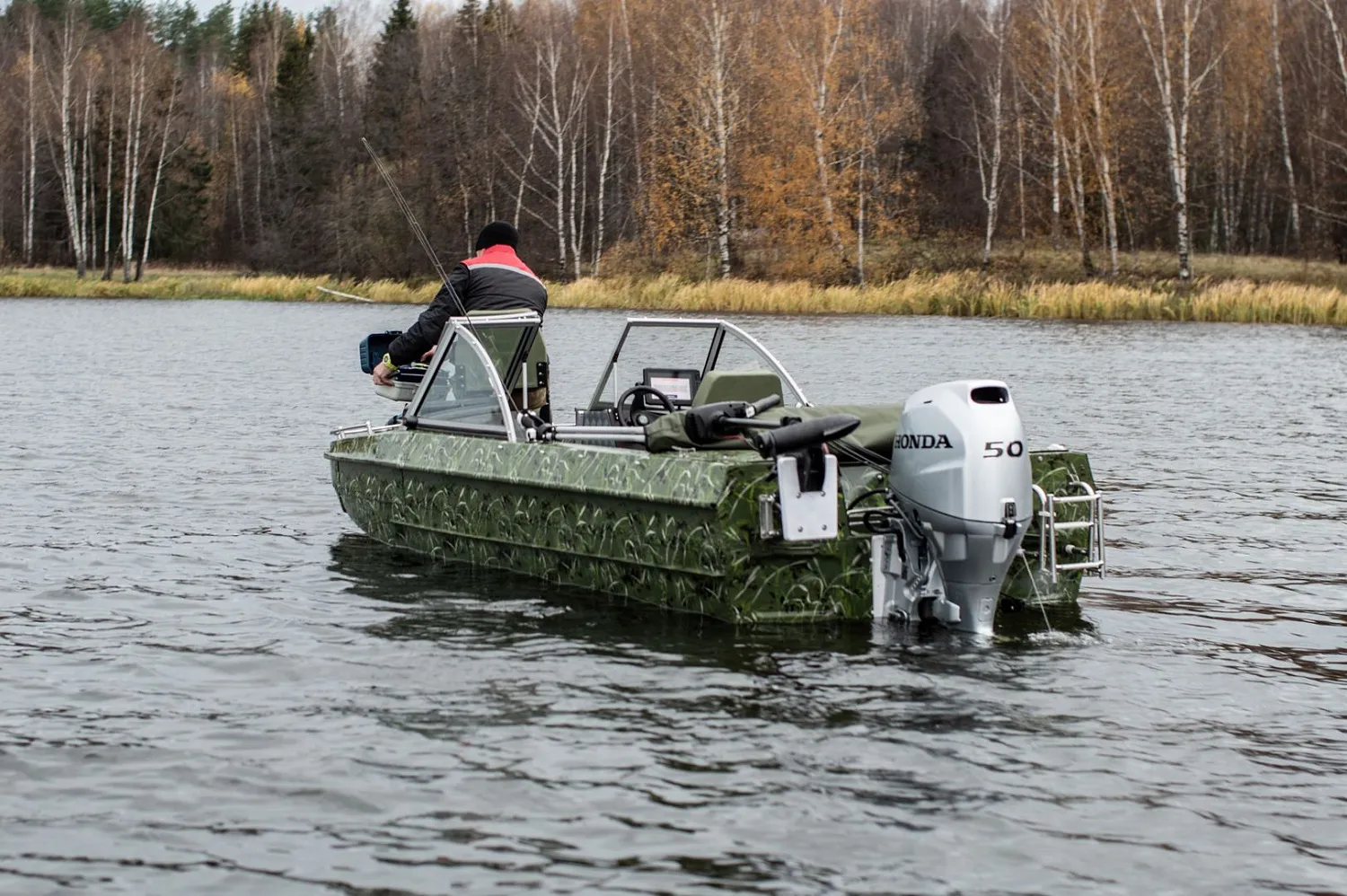 (2019) ОБЬ 3М Ветровое стекло Премиум с боковиной Классик, Платформа фиш