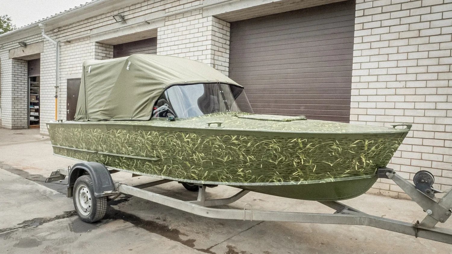 (2021) Прогресс 2 Заводская рамка, Ходовой тент