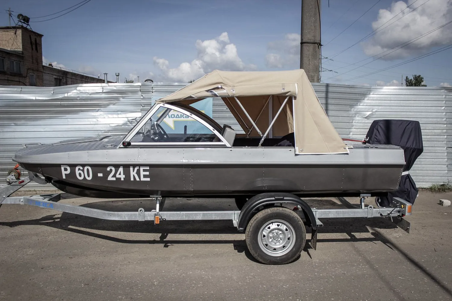 (2015) Обь 3 Ветровое стекло Премиум с боковиной Классик, тент Ходовой и Транспортировочный