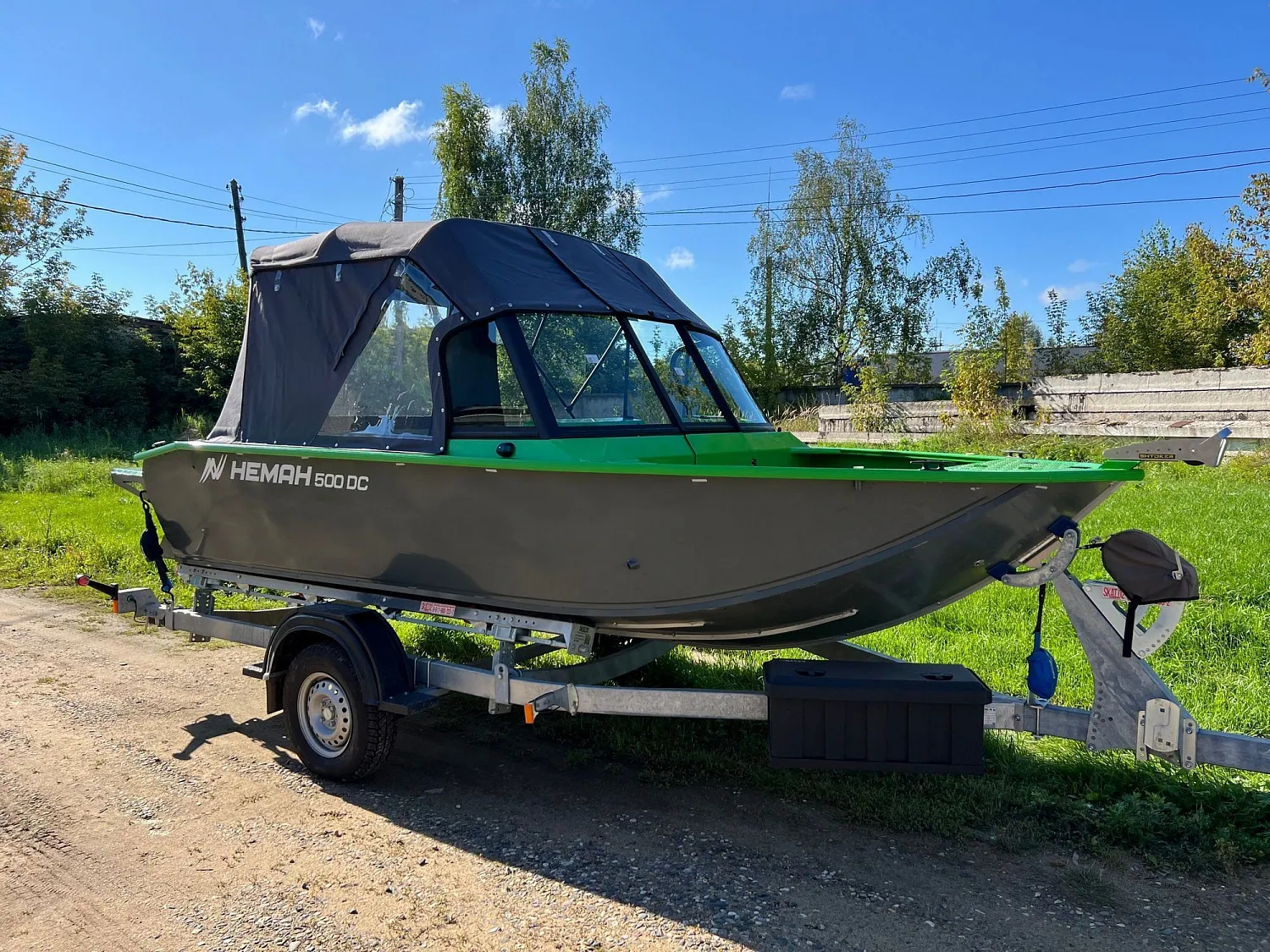 (2025) Неман 500 DC Auto, ходовой и транспортировочный тент