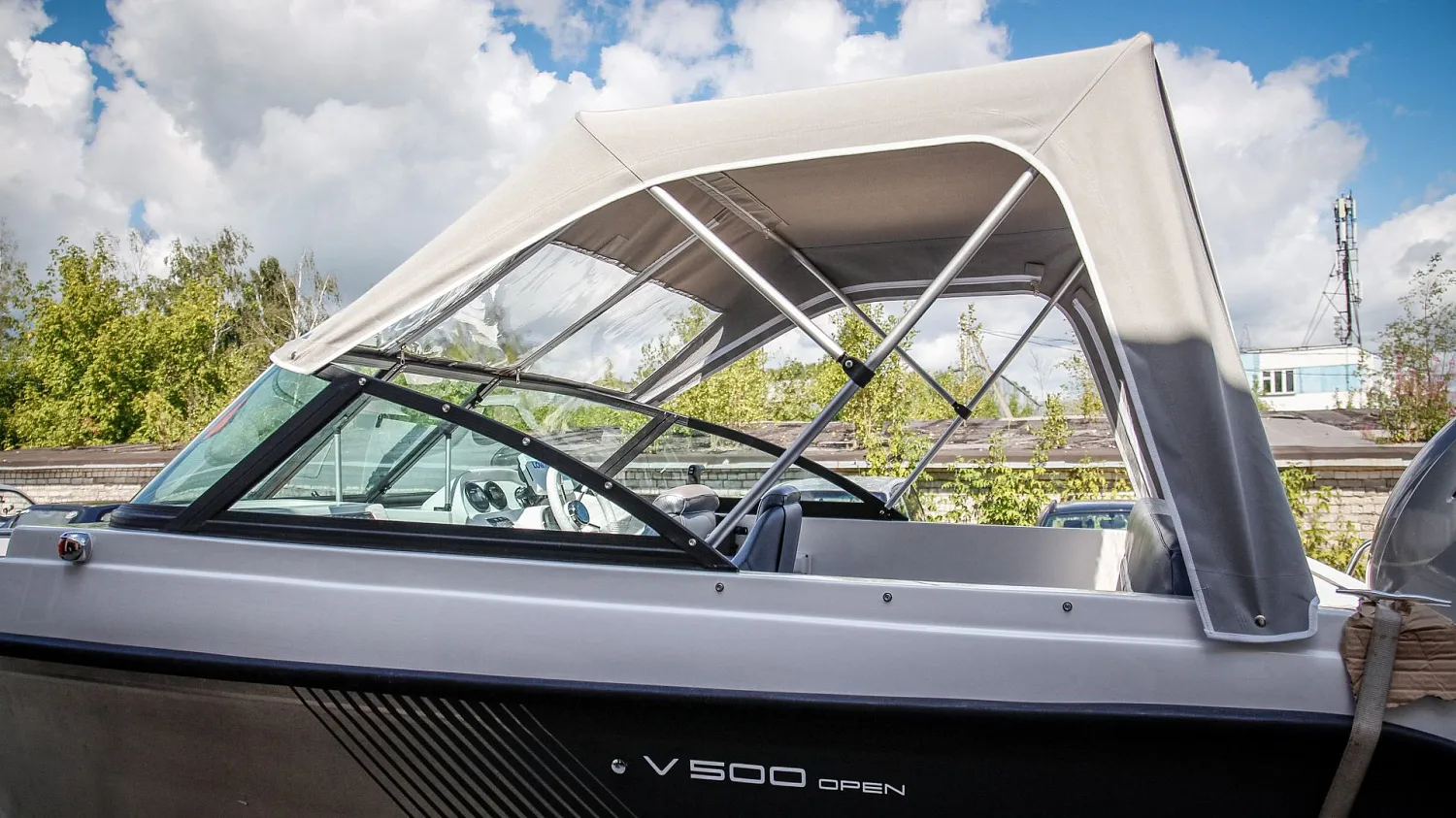 (2017) Victory V500 open Тент ходовой и транспортировочный