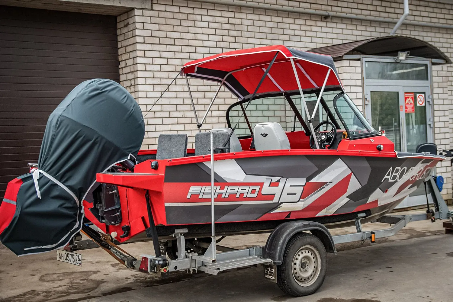 (2020) Волжанка 46 FishPro Тент ходовой и Носовой