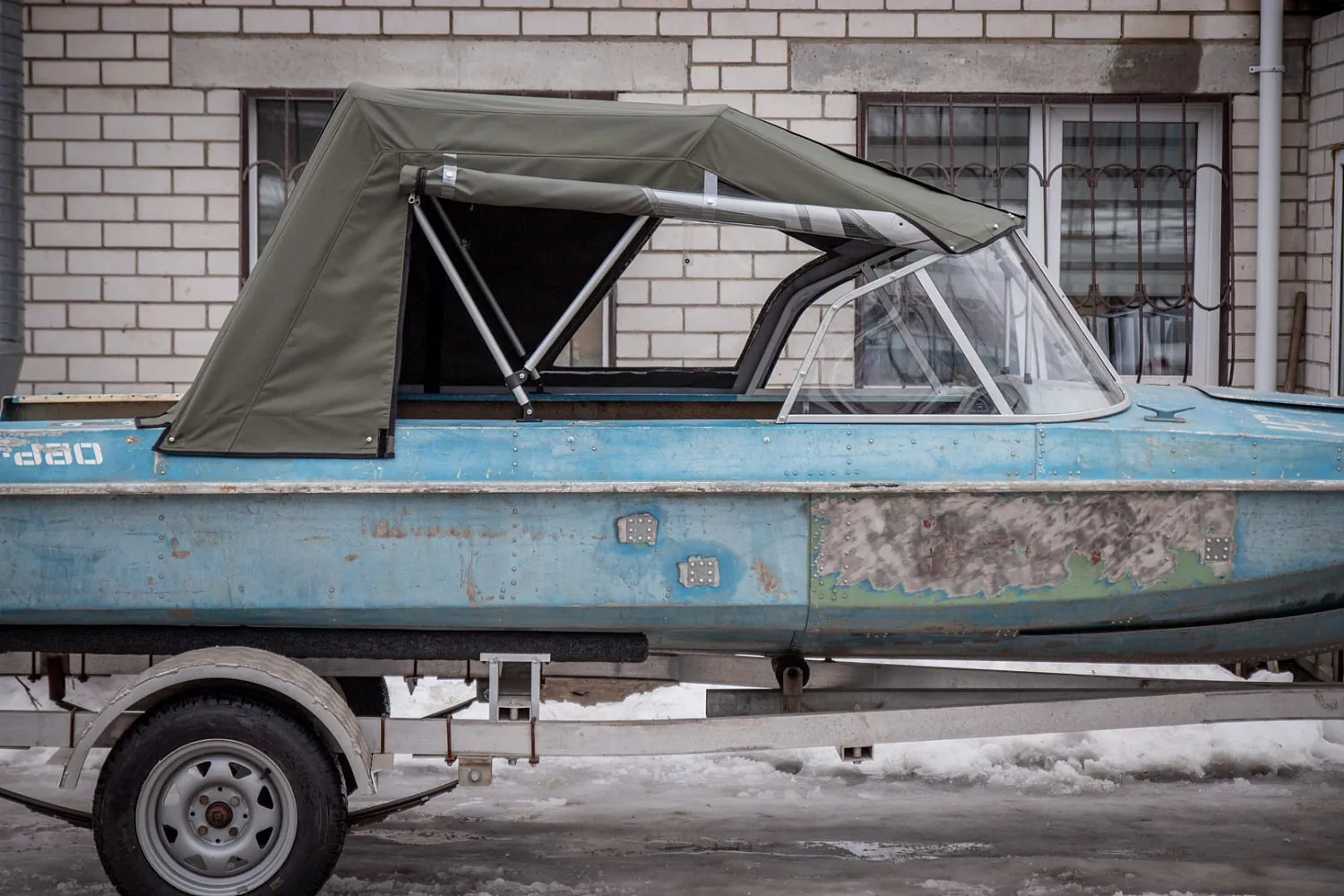 (2019) Обь 3 Ветровое стекло Комфорт с боковиной Классик и тент Ходовой