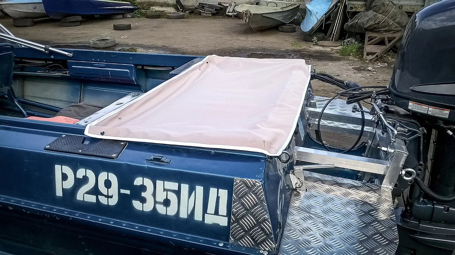 (2015) Казанка 5М Ветровое стекло Премиум с боковиной Классик