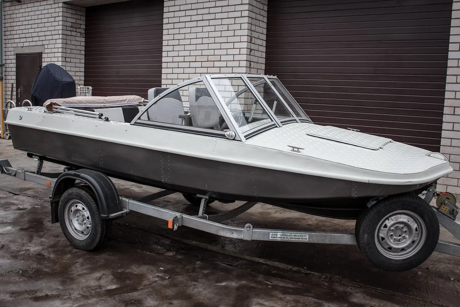 (2015) Обь 3 Ветровое стекло Премиум с боковиной Классик, тент Ходовой