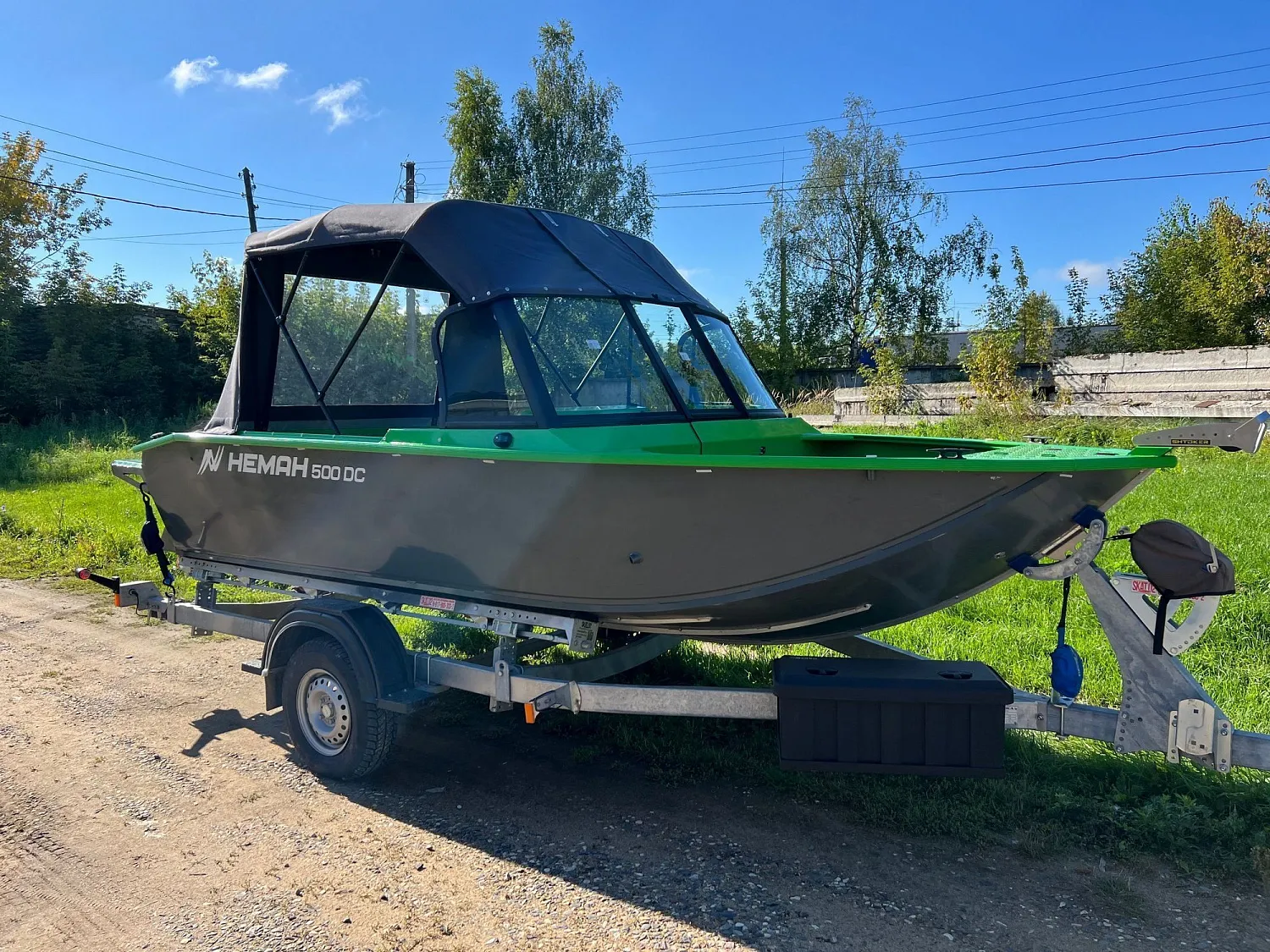 (2025) Неман 500 DC Auto, ходовой и транспортировочный тент