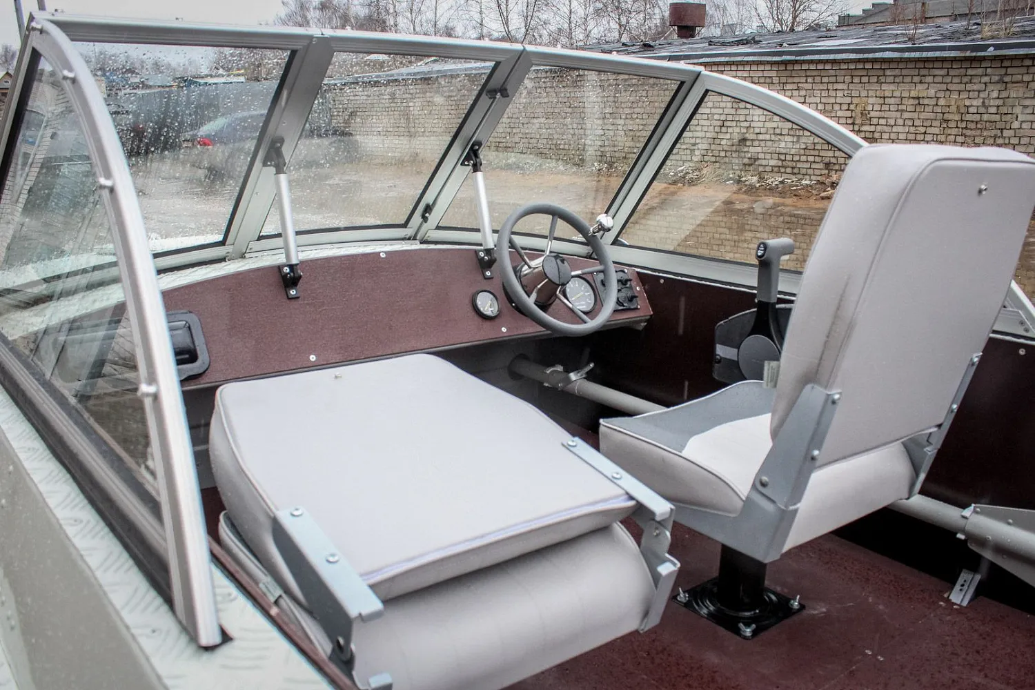 (2015) Обь 3 Ветровое стекло Премиум с боковиной Классик, тент Ходовой