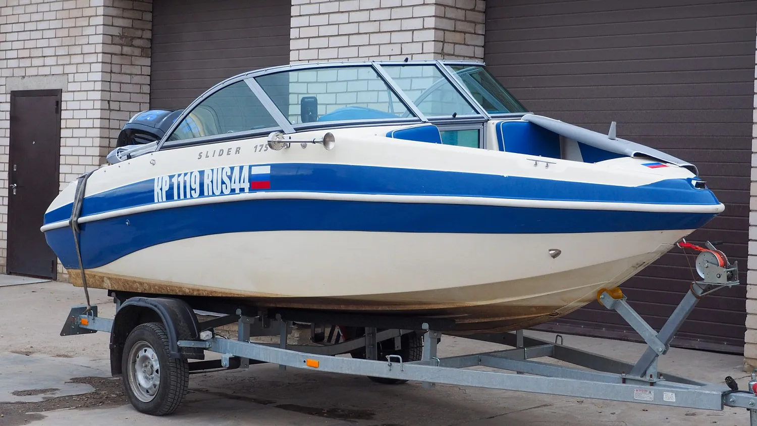 (2023) Slider 175 комплект Элит (ветровое стекло, ходовой, стояночный и носовой тент)