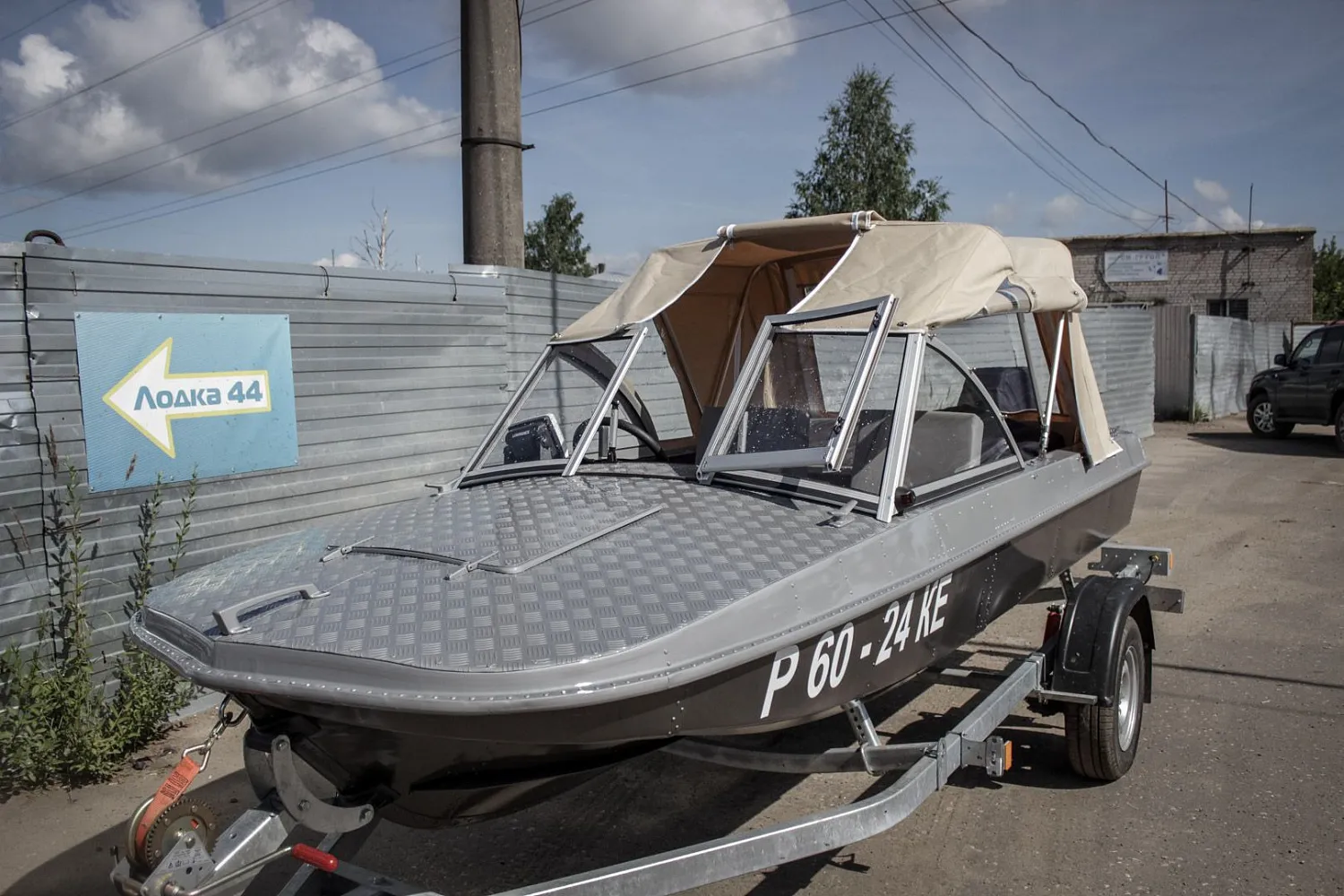 (2015) Обь 3 Ветровое стекло Премиум с боковиной Классик, тент Ходовой и Транспортировочный