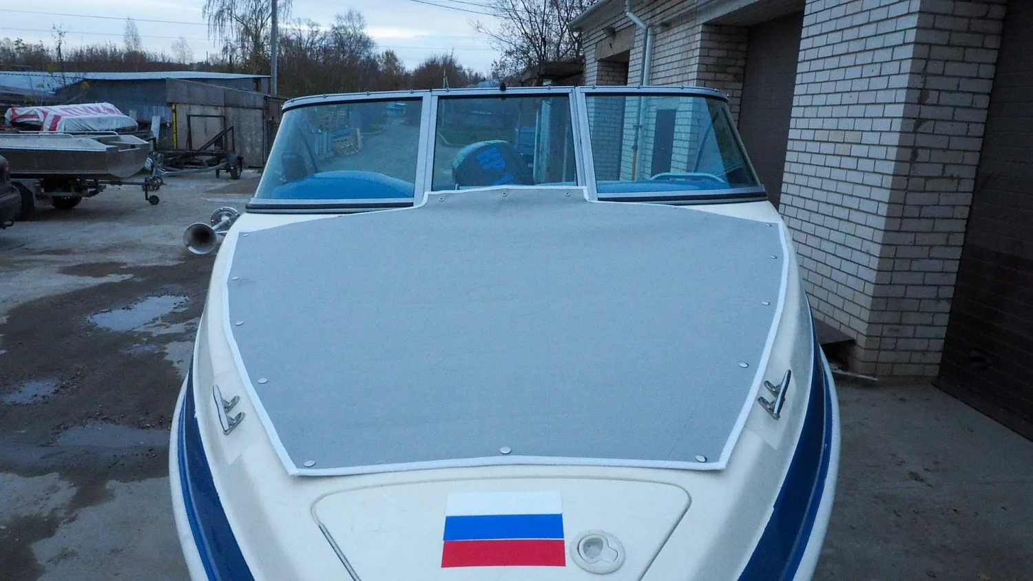 (2023) Slider 175 комплект Элит (ветровое стекло, ходовой, стояночный и носовой тент)