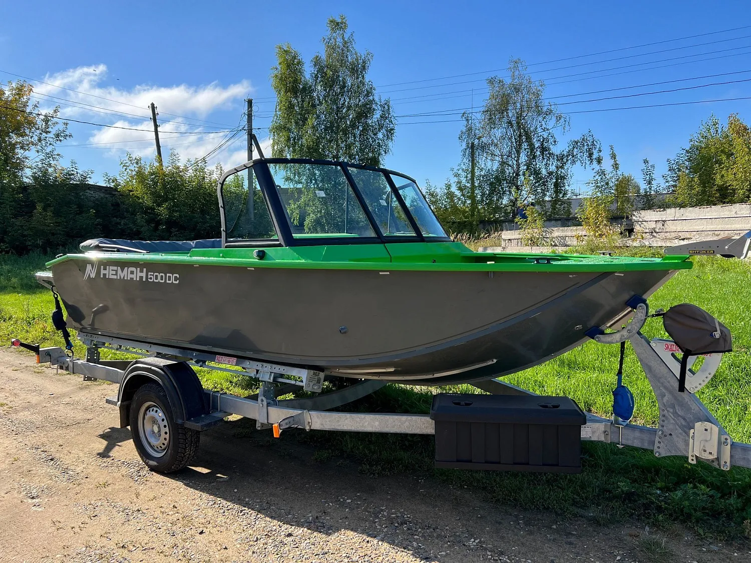 (2025) Неман 500 DC Auto, ходовой и транспортировочный тент