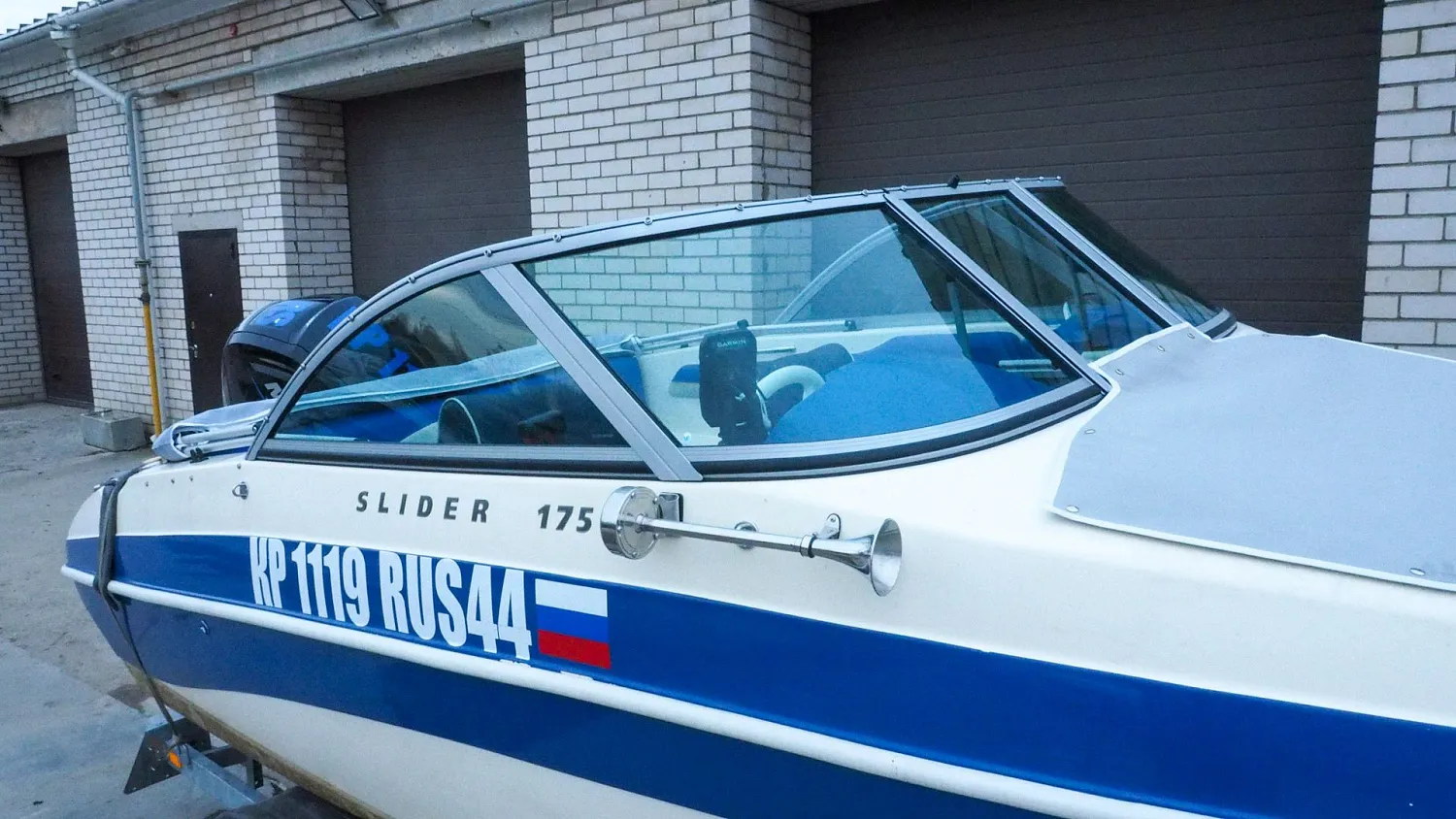 (2023) Slider 175 комплект Элит (ветровое стекло, ходовой, стояночный и носовой тент)