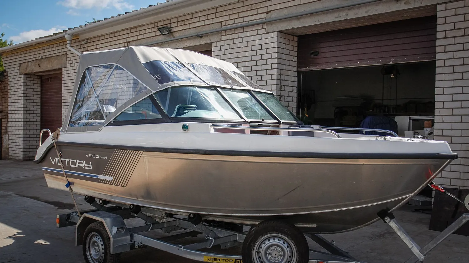 (2017) Victory V500 open Тент ходовой и транспортировочный