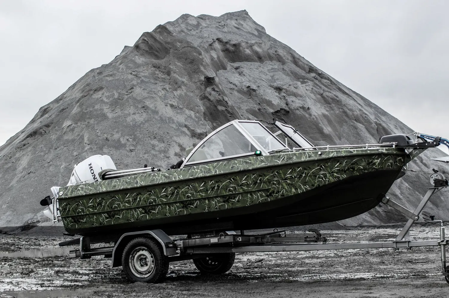 (2019) ОБЬ 3М Ветровое стекло Премиум с боковиной Классик, Платформа фиш