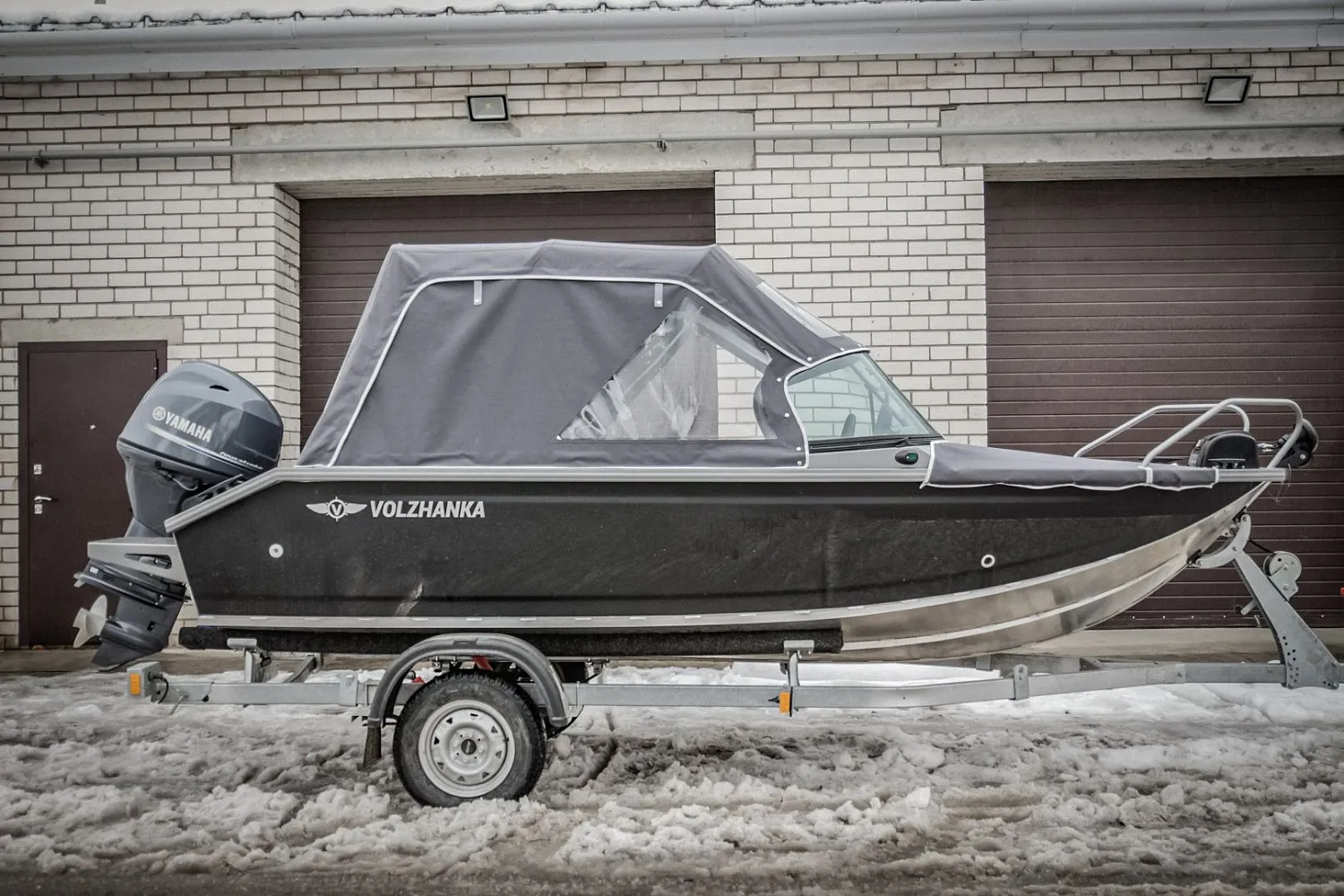 (2017) Волжанка 46 Фиш тент ходовой и носовой