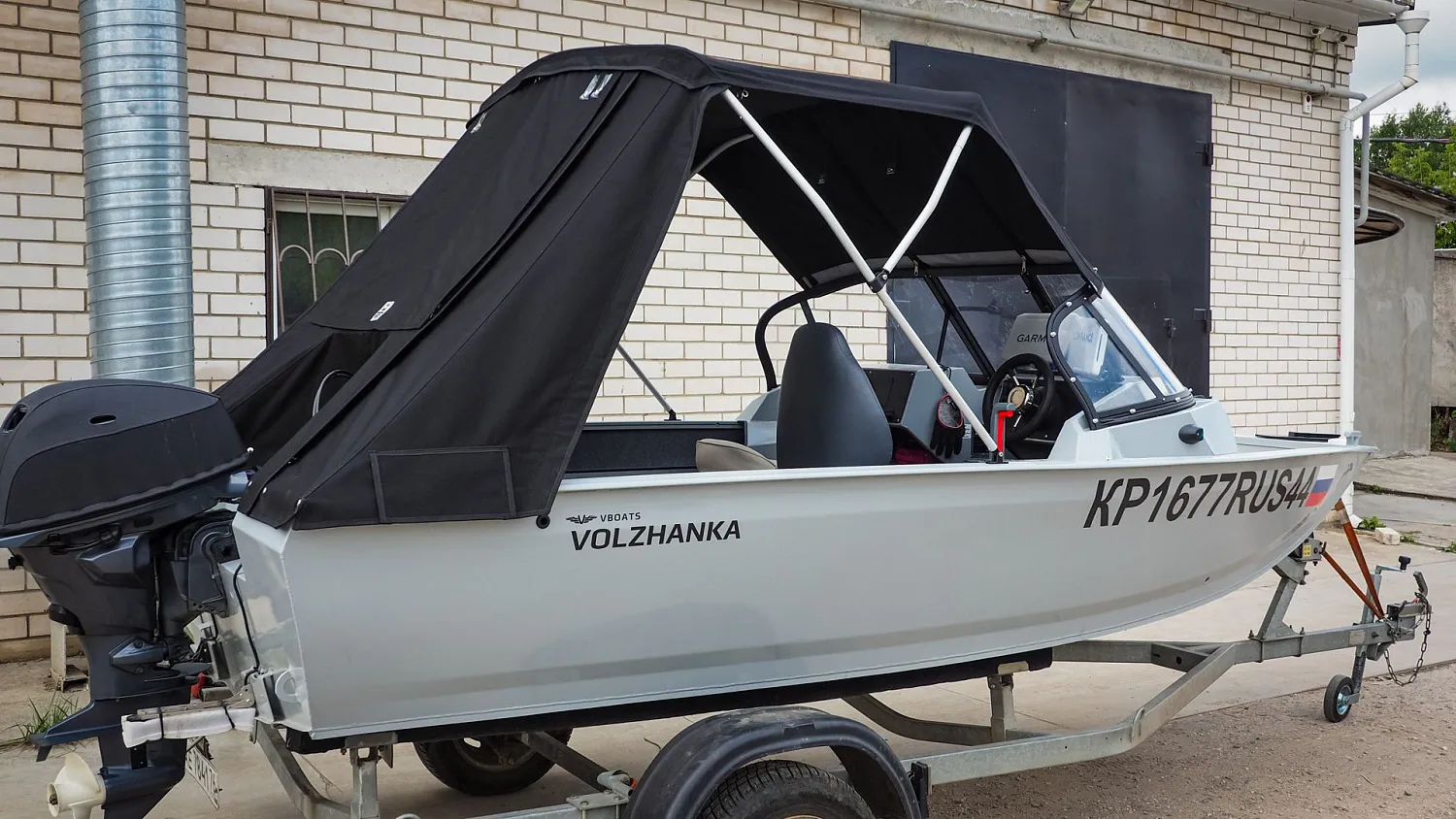 (2023) Волжанка 44 фиш 2022 г.в Ходовой тент