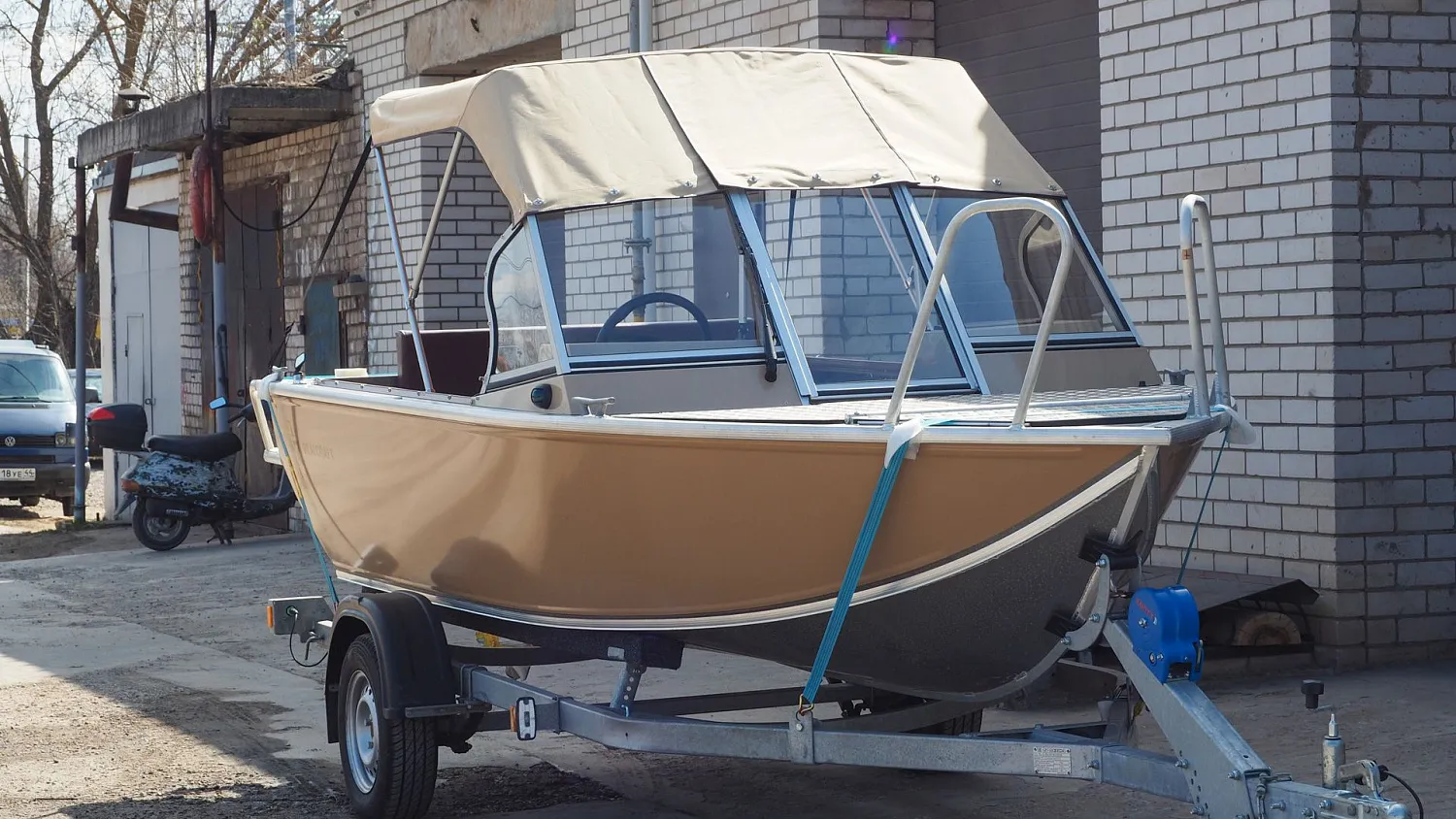 (2023) Realcraft 440 2023 г.в Тент ходовой