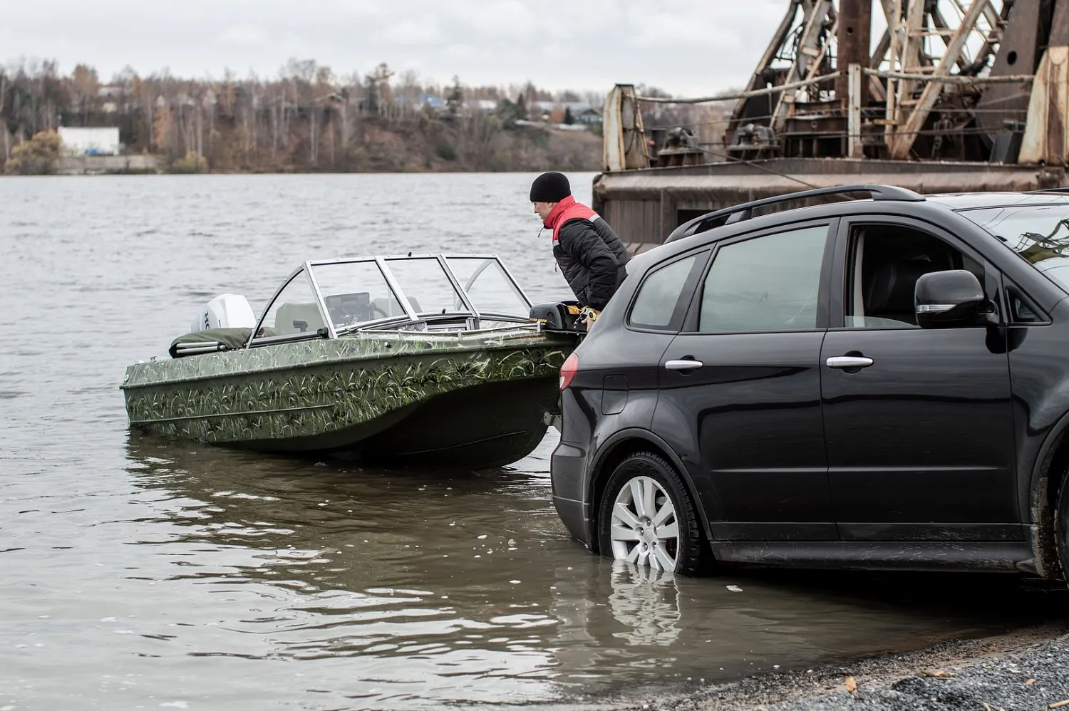 (2019) ОБЬ 3М Ветровое стекло Премиум с боковиной Классик, Платформа фиш