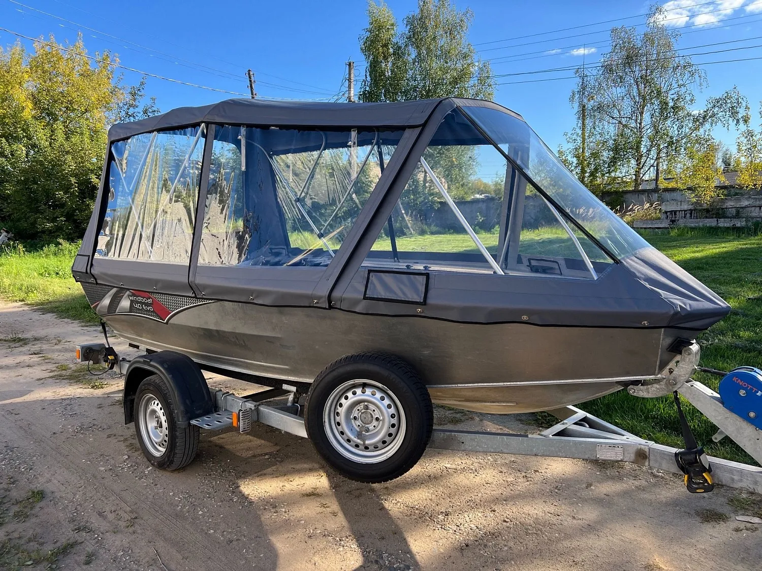 (2025) Windboat 4.0 EVO Ходовой тент "трамвайного" типа!